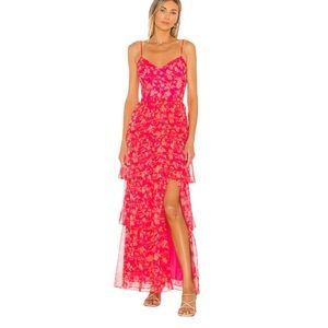 Thaddea Maxi Dress in Brookeside Amanda Uprichard